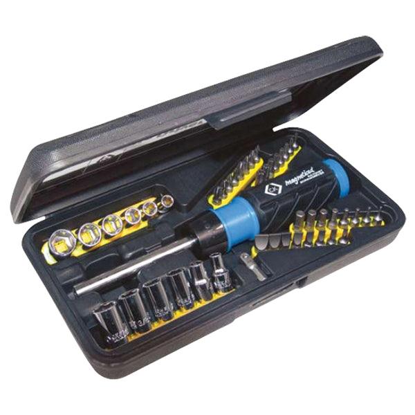 48-tlg Werkzeug-Set mit Bithalter und Bits - handy.ch