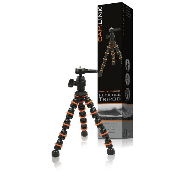 flexibles Stativ 28.5 cm 1 kg Schwarz/Orange - handy.ch