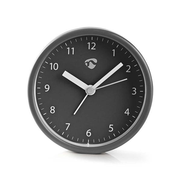 Analoger Schreibtisch Wecker | Snooze-Funktion | Grau - handy.ch