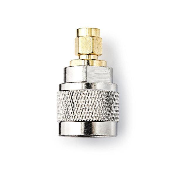 SMA Adapter | SMA-Stecker | N Stecker | Vergoldet | 50 Ohm | Gerade | Kupfer | Gold / Silber | 2 Stück | Umschlag - handy.ch