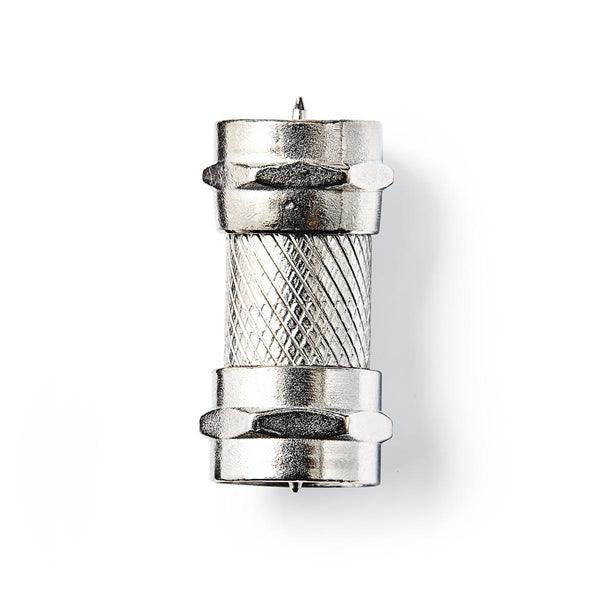 Satelliten- und Antennenadapter | F Buchse | F Buchse | Vernickelt | 75 Ohm | Gerade | Metall | Silber | 10 Stück | Umschlag - handy.ch