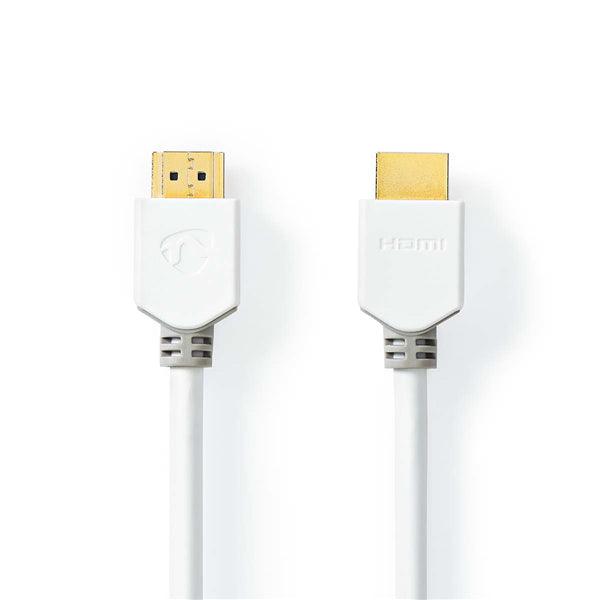 High Speed ??HDMI Kabel mit Ethernet | HDMI Stecker | HDMI Stecker | 4K@60Hz | ARC | 18 Gbps | 3.00 m | Rund | PVC | Weiss | Box - handy.ch