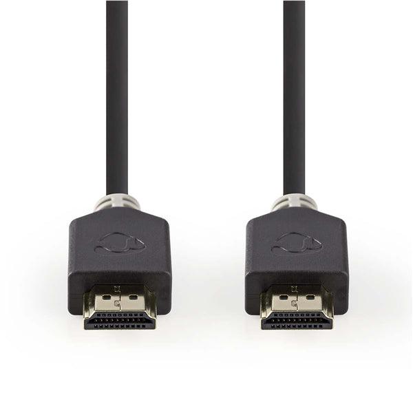 Ultra High Speed ??HDMI -Kabel | HDMI Stecker | HDMI Stecker | 8K@60Hz | 48 Gbps | 1.00 m | Rund | 6.0 mm | Anthrazit | Verpackung mit Sichtfenster - handy.ch