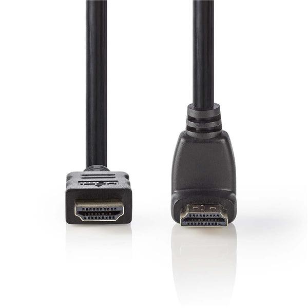 High Speed ??HDMI Kabel mit Ethernet | HDMI Stecker | HDMI Stecker | 4K@30Hz | 10.2 Gbps | 1.50 m | rund | PVC | Schwarz | Blister - handy.ch