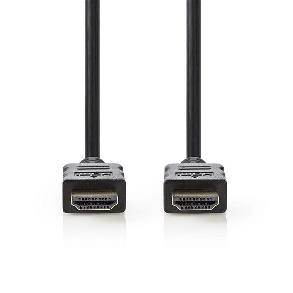 High Speed ??HDMI Kabel mit Ethernet | HDMI Stecker | HDMI Stecker | 4K@30Hz | ARC | 10.2 Gbps | 20.0 m | Rund | PVC | Schwarz | Aufhänger - handy.ch