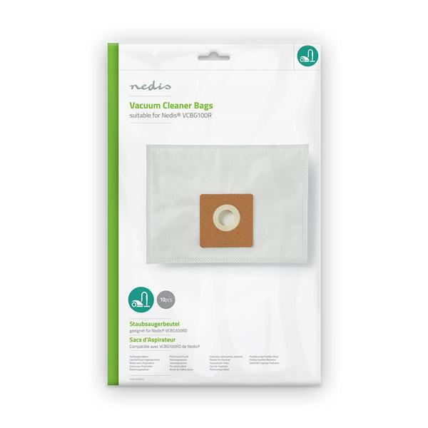 Staubsaugerbeutel | 10 Stück | Synthetik | Meist verkauft für: Nedis VCBG100xx | Weiss - handy.ch