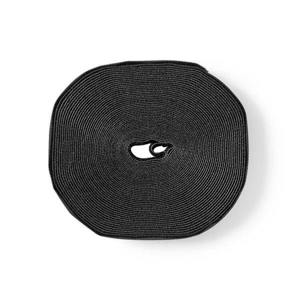 Klettband auf Rolle | Klettband-Kabelbinder | 1x Haken und Schlaufenrolle | Schwarz - handy.ch