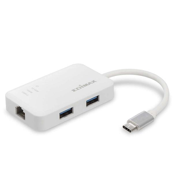 USB-C-zu-3-Port-USB-3.0-Gigabit-Ethernet-Hub - handy.ch