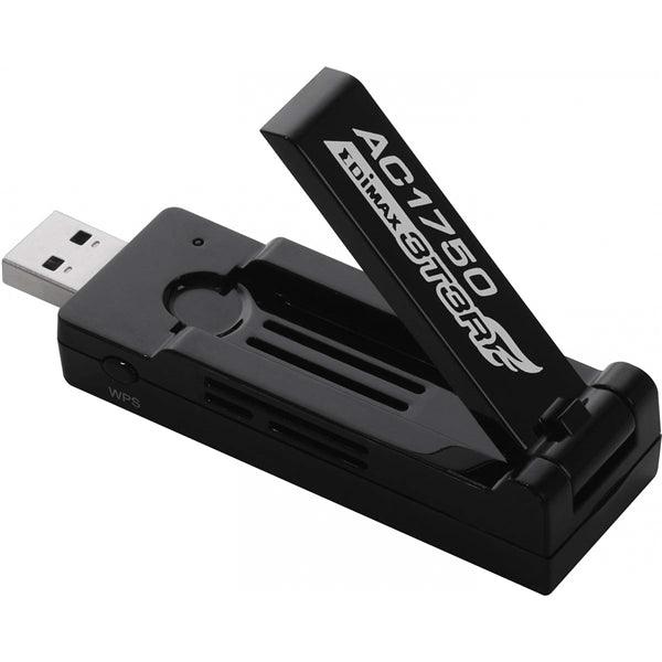 AC1750 Dual-Band Wi-Fi USB 3.0 Adapter mit um 180 Grad verstellbarer Antenne Schwarz - handy.ch