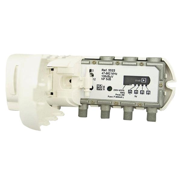 Kabel-TV Verstärker 20 dB 47-790 MHz 2 Ausgänge - handy.ch