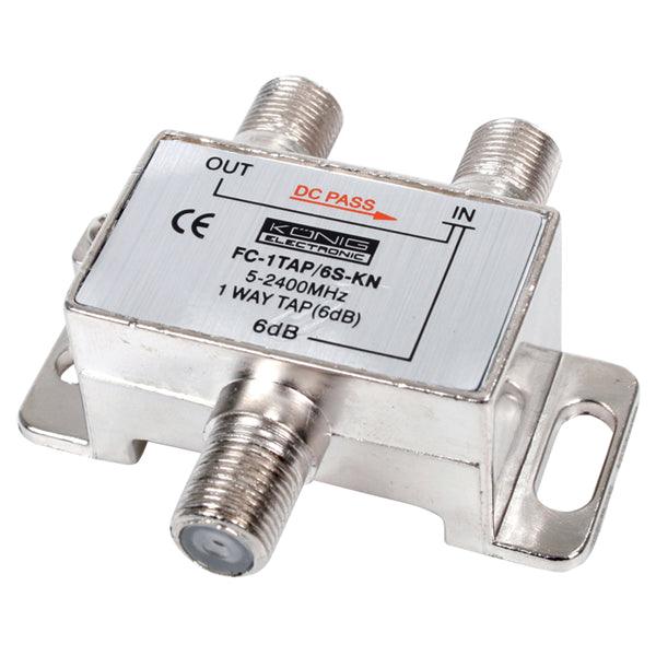 Sat-Verteiler Sat-F-Splitter 6 dB / 5-2400 MHz - 1 Ausgang - handy.ch