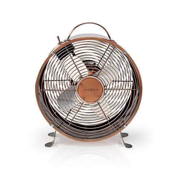 Tischventilator | Netzstromversorgung | Durchmesser: 250 mm | 20 W | 2-Geschwindigkeitsstufen | Kupfer - handy.ch