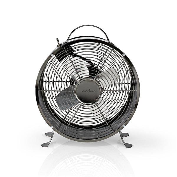 Tischventilator | Netzstromversorgung | Durchmesser: 250 mm | 20 W | 2-Geschwindigkeitsstufen | Gun Metal Grau - handy.ch