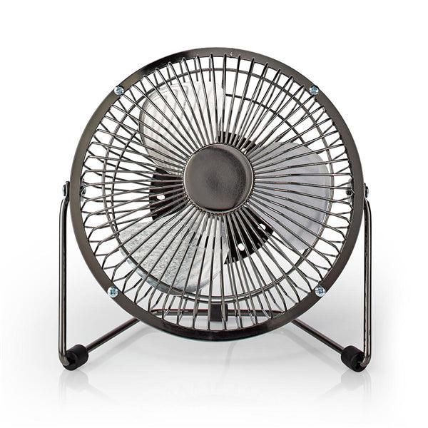 Tischventilator | Stromversorgung über USB | Durchmesser: 150 mm | 3 W | 1-Geschwindigkeitsstufen | Gun Metal Grau - handy.ch