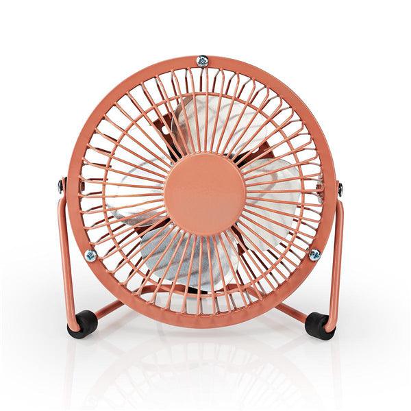 Tischventilator | Stromversorgung über USB | Durchmesser: 100 mm | 3 W | 1-Geschwindigkeitsstufen | Altrosa - handy.ch
