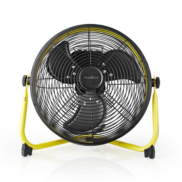 Bodenventilator | 300 mm | 3-Geschwindigkeitsstufen | kippbar | Gelb / Schwarz - handy.ch