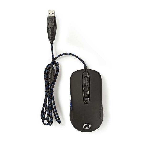 Gaming Mouse | Verdrahtet | 4000 dpi | Einstellbar DPI | Anzahl Knöpfe: 7 | Programmierbare Tasten | Rechtshändig | 1.80 m | RGB - handy.ch