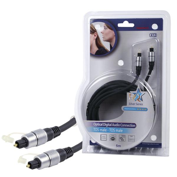 Digital-Audio-Kabel Toslink male - Toslink male 5.00 m Dunkelgrau - handy.ch