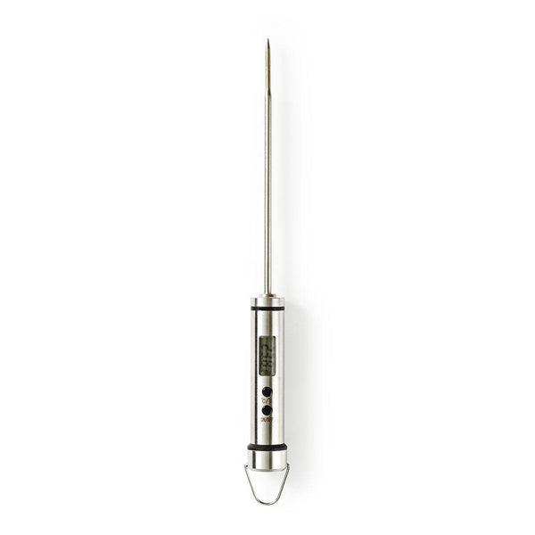 Fleischthermometer | LCD-Anzeige | 0 - 200 °C | Silber - handy.ch