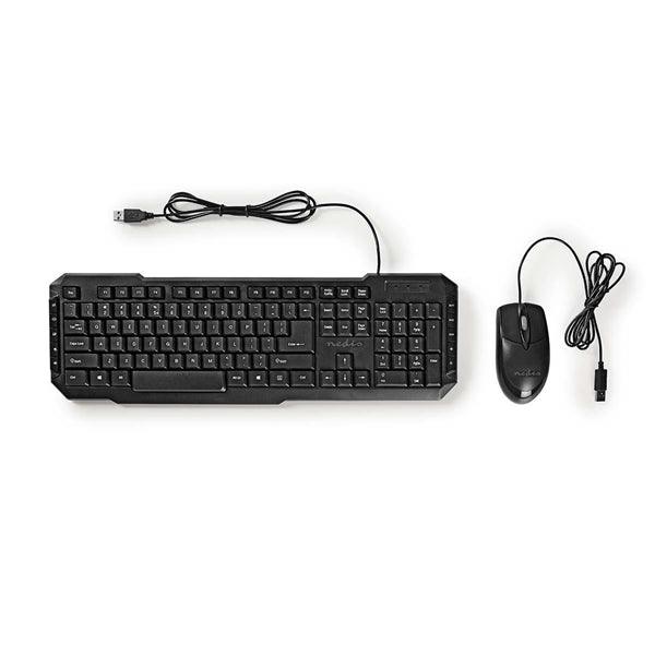Maus und Tastatur-Set | Kabelgebunden | Maus- und Tastaturverbindung: USB | 800 dpi | US international | US-Layout - handy.ch