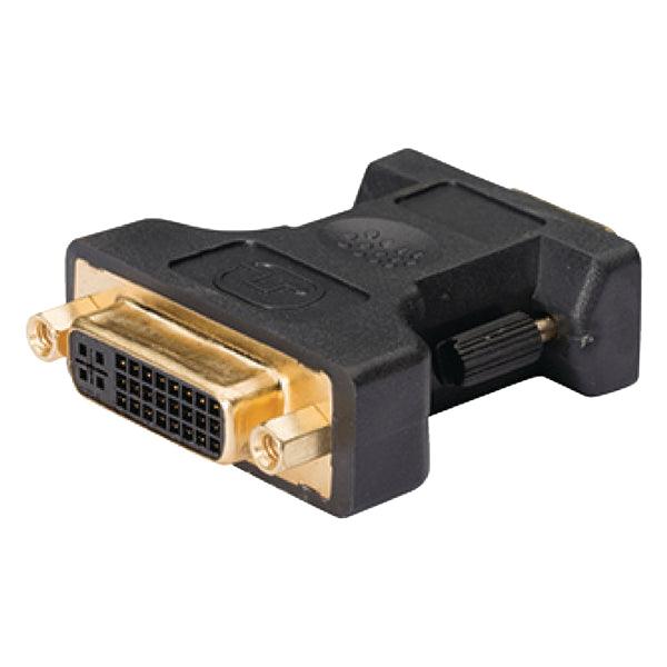 VGA-Adapter VGA male - DVI-I 24+5-pol Buchse Anthrazit - handy.ch