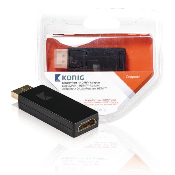 Displayport-Adapter Displayport male - HDMI Stecker Anthrazit - handy.ch