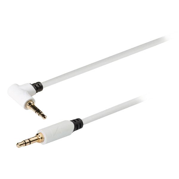 Stereo-Audiokabel 3.5 mm male - 3.5 mm male 0.50 m Weiss - handy.ch