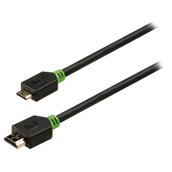 High Speed HDMI Kabel mit Ethernet HDMI Anschluss - HDMI Mini Stecker 2.00 m Anthrazit - handy.ch