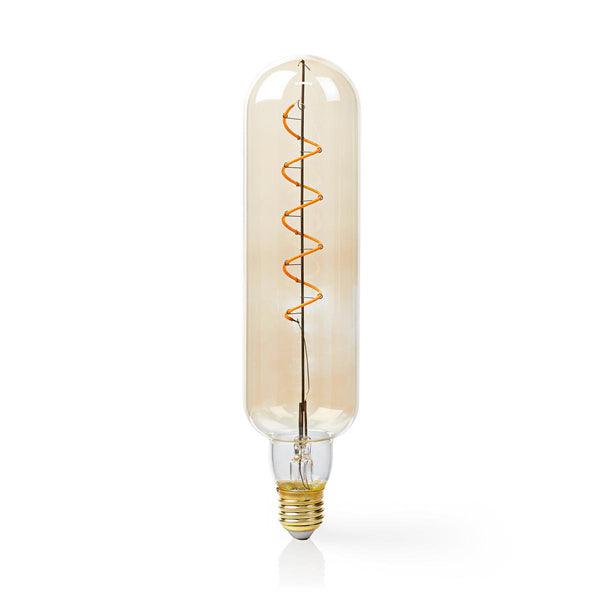 LED-Filament-Lampe E27 | T65 | 8.5 W | 600 lm | 2000 K | Dimmbar | Mit Gold Finish | Retro Style | 1 Stück - handy.ch