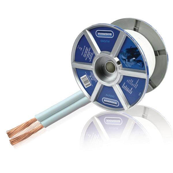 Lautsprecherkabel auf Rolle 2x 2.50 mm² 100 m Weiss - handy.ch