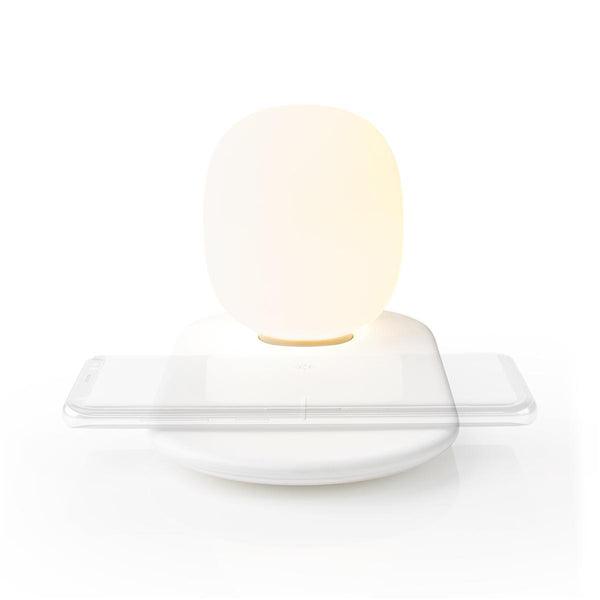 LED-Lampe mit Wireless-Ladegerät | DimmSchalter | Qi | 10 W | mit Dimmung | Warmweiss | 3000 K - handy.ch