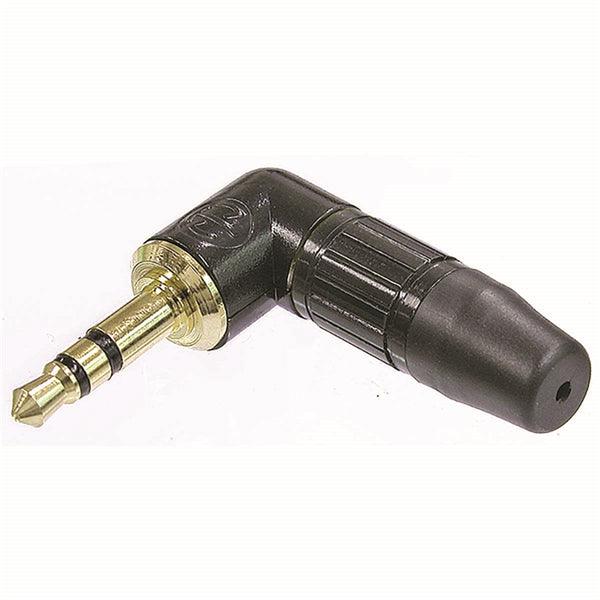 3-poliger 3.5-mm-Audiostecker Lötanschluss Spannzangen-Zugentlastung Buchse schwarzes Gehäuse Goldkontakte - handy.ch