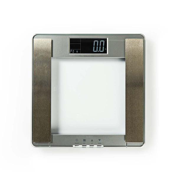 Personenwaage | Digital | Silber | Gehärtetes Glas | Max Wiegekapazität: 180 kg | Körperanalyse - handy.ch