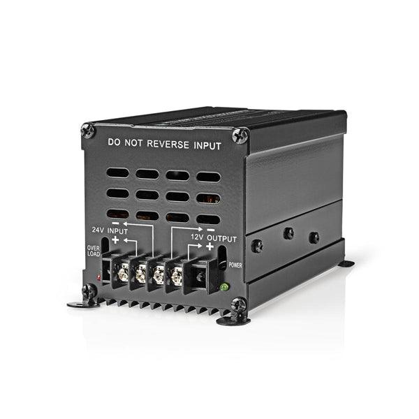 Stromwandler | Auto Angetrieben | 24 V DC | 12 V DC | 240 W | Schraubklemme | Ausgestattet mit einer Sicherung | Schwarz - handy.ch