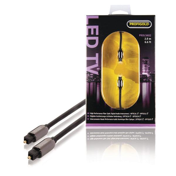 Digital-Audio-Kabel Toslink male - Toslink male 2.00 m Anthrazit - handy.ch