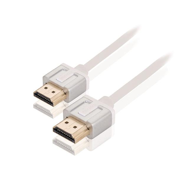 High Speed HDMI Kabel mit Ethernet HDMI Anschluss - HDMI Anschluss 1.00 m Weiss - handy.ch