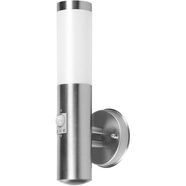 Aussenwandleuchte 20 W mit Bewegungssensor Gebürstester Stahl - handy.ch