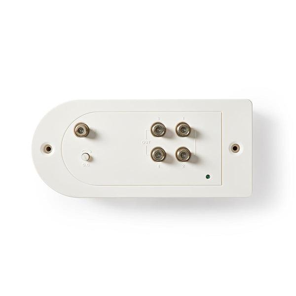 CATV-Verstärker | Verstärkung dBi (bei Antennenkabel): 23 dB | 86 - 1006 MHz | Anzahl der Ausgänge: 4 | Verstärkungsregelung | Return path | Weiss - handy.ch