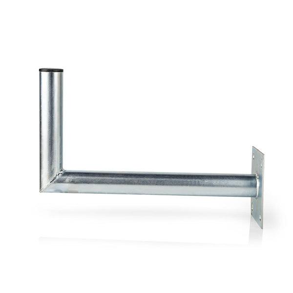 Satelliten-Wandhalterung | Distance to wall: 450 mm | Durchmesser Klemme: 48 mm | Maximale Schüsselgrösse: 100 cm | Stahl | Silber - handy.ch