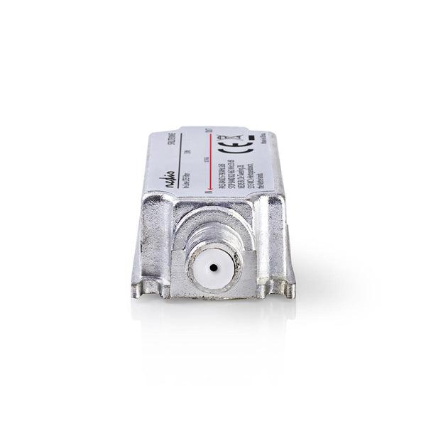 LTE Filter | DVB-T2 | In-line | 822 - 862 MHz | F Buchse | F Buchse | Einführungsverlust: 2.7 dB | Silber - handy.ch