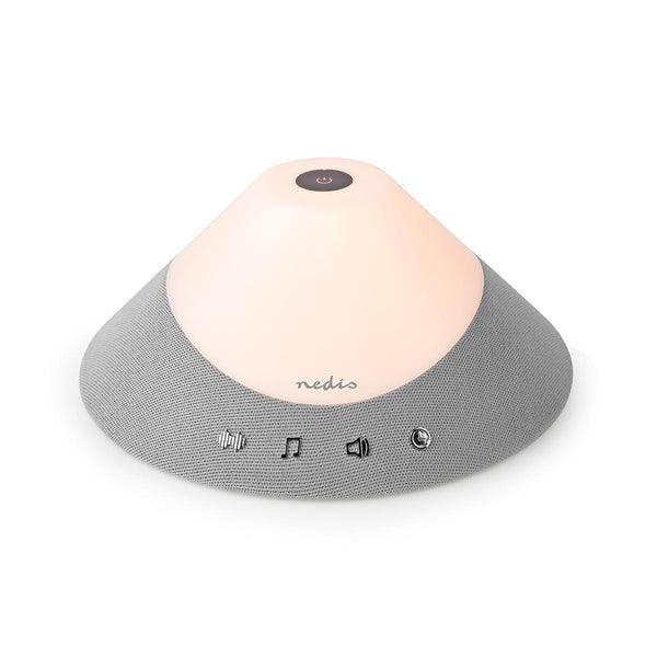 Weisses Rauschen Maschine | 20 Sound Options | 4 W | max Batteriespielzeit: 5 Std | Dimmbares Licht | Timer | Grau / Weiss - handy.ch