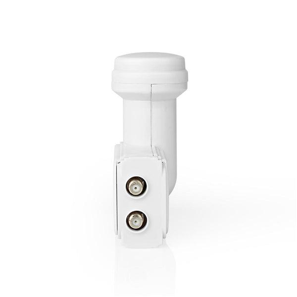 LNB | Zwilling | Ausgangsanschluss: 2x F-Stecker | Rauschmass Bereich: 0.70 dB | Konversionsgewinn: 53-66 dB | Weiss - handy.ch
