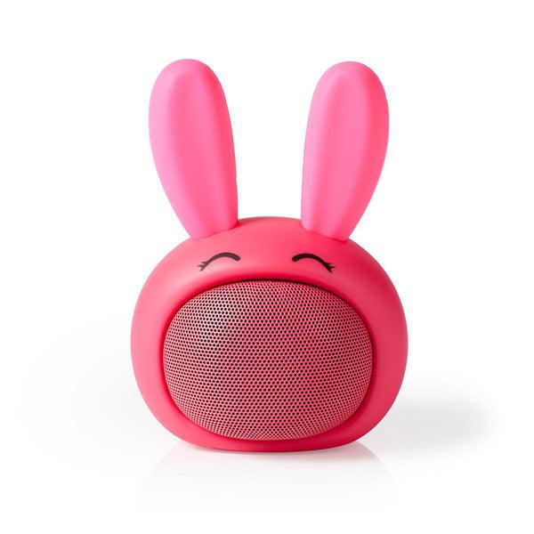 Bluetooth®-Lautsprecher | max Batteriespielzeit: 3 Std | Handgerät | 9 W | Mono | Eingebautes Mikro | Verknüpfbar | Animaticks Robby Rabbit | Pink - handy.ch
