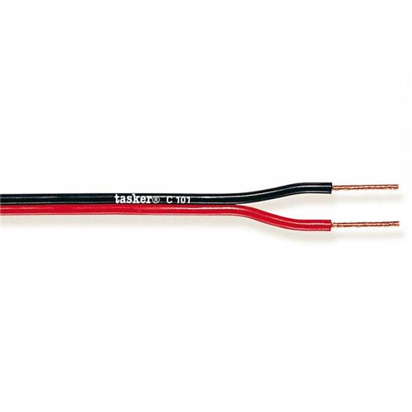 Lautsprecherkabel auf Rolle 2x 0.35 mm² 100 m Schwarz/Rot - handy.ch