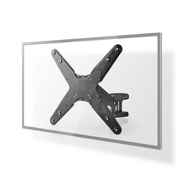 Schwenkbare TV-Wandhalterung | 23-55 " | maximal unterstützes Bildschirmgewicht: 30 kg | Vertikale Bewegung: 0-282 mm | Minimaler Wandabstand: 61 mm | Maximaler Wandabstand: 565 mm | kippbar | drehbar | 3 Drehpunkt(e) | ABS / Stahl | Schwarz - handy.ch