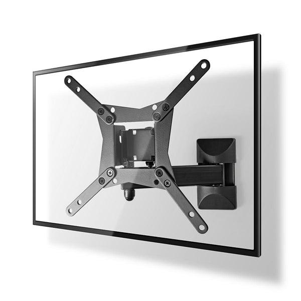 Vollbewegliche-TV-Wandhalterung | 10-32 " | maximal unterstützes Bildschirmgewicht: 30 kg | kippbar | drehbar | Minimaler Wandabstand: 68 mm | Maximaler Wandabstand: 370 mm | 3 Drehpunkt(e) | Stahl | Schwarz - handy.ch