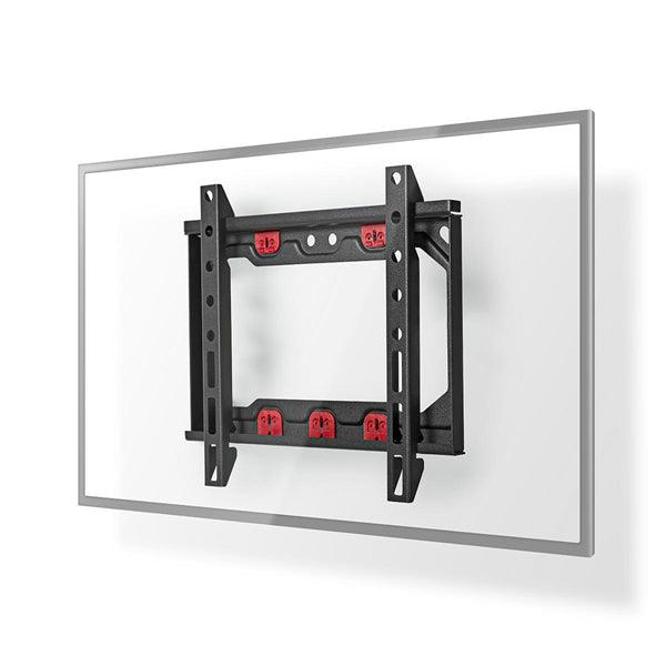 Feste TV-Wandhalterung | 13-27 " | maximal unterstützes Bildschirmgewicht: 15 kg | Minimaler Wandabstand: 24 mm | Stahl | Schwarz - handy.ch