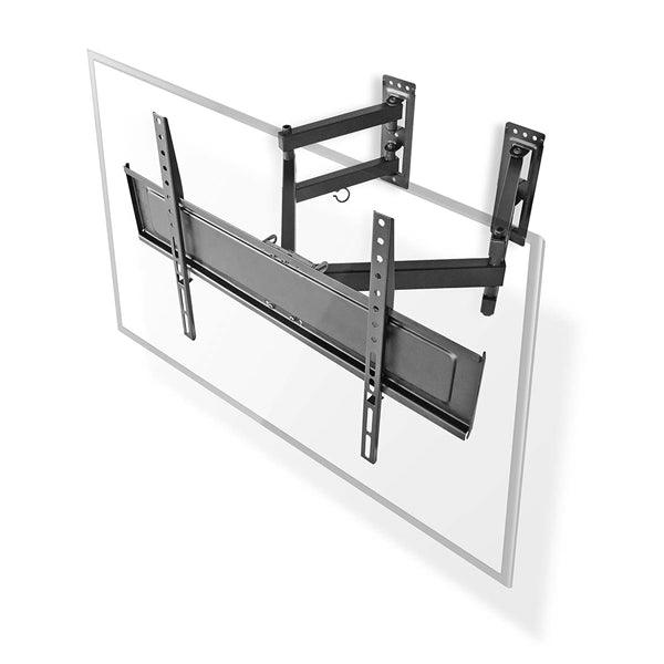 Vollbewegliche-TV-Wandhalterung | 32-70 " | maximal unterstützes Bildschirmgewicht: 40 kg | kippbar | drehbar | Minimaler Wandabstand: 80 mm | Maximaler Wandabstand: 520 mm | 3 Drehpunkt(e) | Stahl | Schwarz - handy.ch