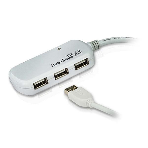 12 m 4-Port USB 2.0 Verlängerungskabel (Daisy-Chaining bis zu 60 m) - handy.ch