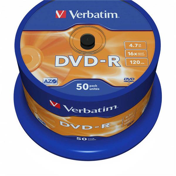 DVD-R AZO 16x 4.7GB 50 Stück Spindel Matt Silber - handy.ch